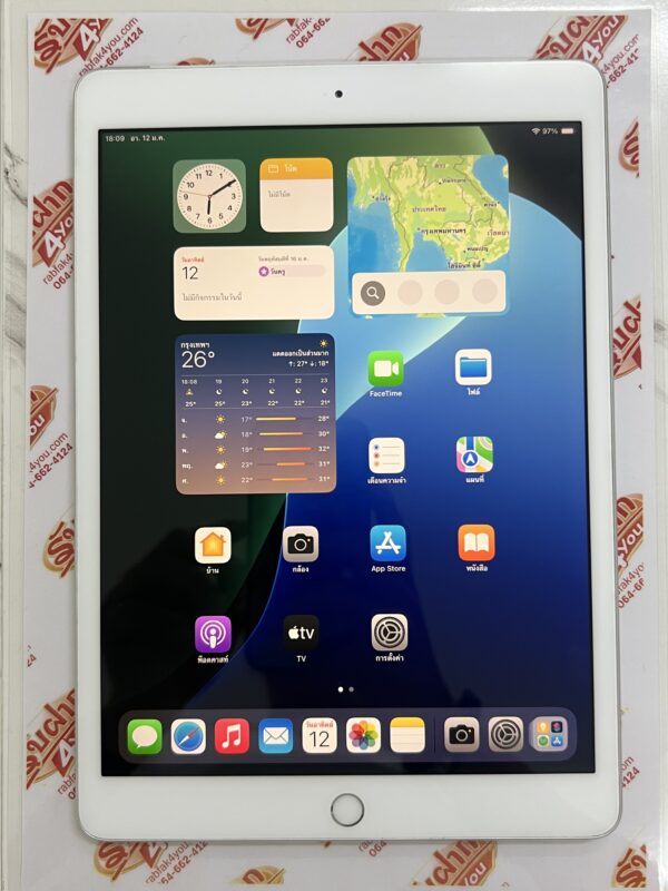 iPad Gen 8 Cell 128GB สภาพสวย89% สุขภาพแบต86% สีSilver ศูนย์ไทย - Image 10