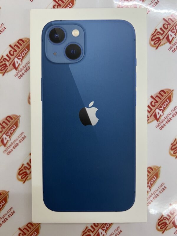 iPhone 13 128GB การันตีความใหม่ สุขภาพแบต100% สีBlue ศูนย์ไทย ครบกล่อง(ขาดสายชาร์จ) หมด มีนาคม 2568 - Image 2