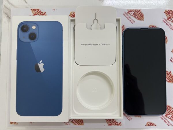 iPhone 13 128GB การันตีความใหม่ สุขภาพแบต100% สีBlue ศูนย์ไทย ครบกล่อง(ขาดสายชาร์จ) หมด มีนาคม 2568 - Image 5