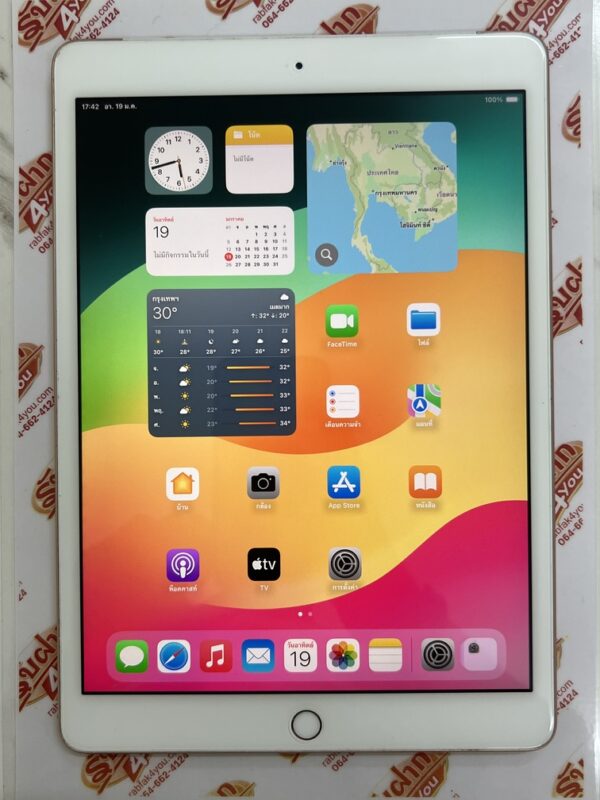 iPad Gen 7 Cell 32GB สุขภาพแบต92% สภาพ88% มีรอยนิดหน่อยตามการใช้งาน สีGold - Image 8