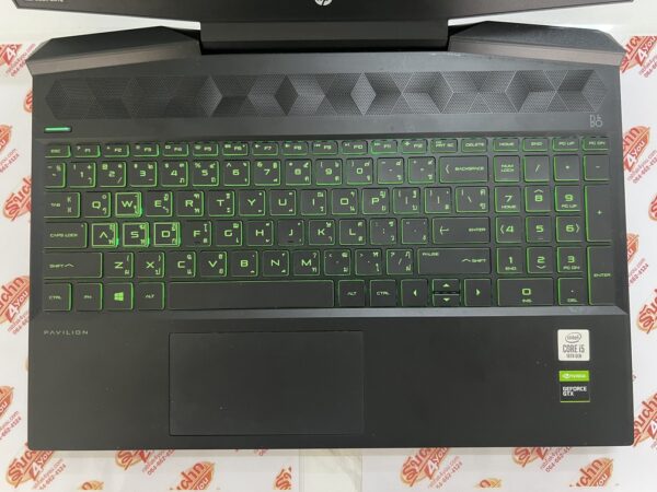 HP Pavilion Gaming 15 i5-10300H/NVIDIA GeForce GTX 1650 Ti 4GB/RAM16/SSD512 15.6FHD คีย์มีไฟ สวย93% - Image 5