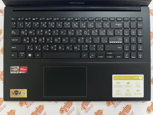 ขายถูก ASUS Vivobook 15 AMD Ryzen 5 7520U/AMD Radeon/RAM8GB/SSD512GB 15.6 Full HD สีดำ สภาพสวย93% อุปกรณ์มี ตัวเครื่อง+สายชาร์จ+กระเป๋ หมด 12 กันยายน 2569 - Image 5