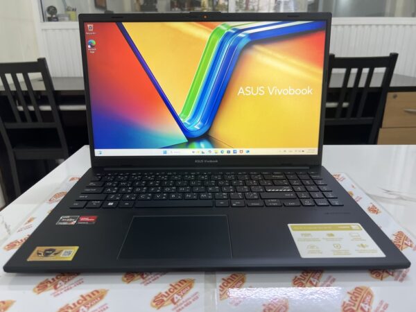 ขายถูก ASUS Vivobook 15 AMD Ryzen 5 7520U/AMD Radeon/RAM8GB/SSD512GB 15.6 Full HD สีดำ สภาพสวย93% อุปกรณ์มี ตัวเครื่อง+สายชาร์จ+กระเป๋ หมด 12 กันยายน 2569