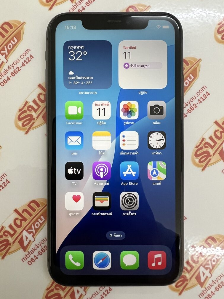 ขายถูกๆ iPhone 11 64GB สภาพ89% มีรอยนิดหน่อยตามการใช้งานโดยรวมแล้วสวยครับ สุขภาพแบต87% สีดำ ศูนย์ไทย อุปกรณ์ไม่มีนะครับ ไม่ติดiCloud ประกันหมดแล้ว - Image 8