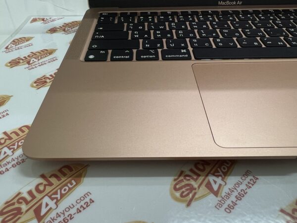 ขายถูกๆ MacBook Air M1 13 RAM8GB SSD256GB Cycle Count 4 มือ2สภาพมือ1 สีGold ศูนย์ไทย ตัวเครื่อง+Adapter+สายชาร์จ ประกันหมดแล้ว - Image 7