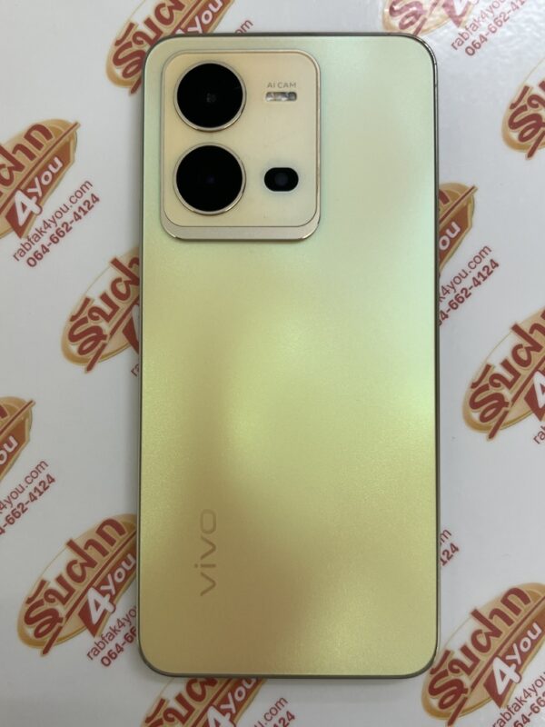 ขายถูก Vivo V25 5G Ram8GB Rom128GB สภาพสวย88% ขอบมีรอยนิดหน่อยตามการใช้งานโดยรวมแล้วสวยครับ สีSunrise Gold อุปกรณ์ไม่มีนะครับ ไม่ติดสัญญ ประกันหมดแล้ว - Image 3
