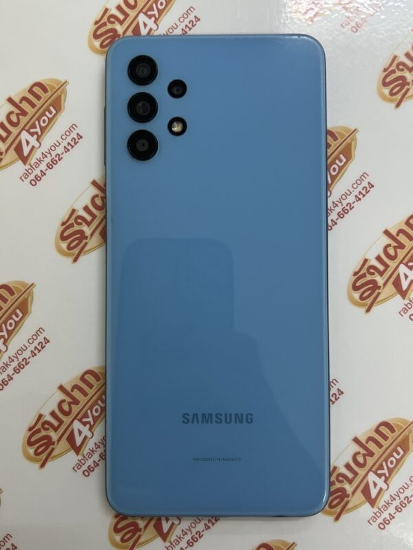 ขายถูก Samsung A32 5G Ram8GB Rom128GB สภาพ87% มีรอยนิดหน่อยตามการใช้งานโดยรวมแล้วสวย สีBlue อุปกรณ์ไม่มีนะครับ ไม่ติดสัญญา ประกันหมดแล้ว - Image 3