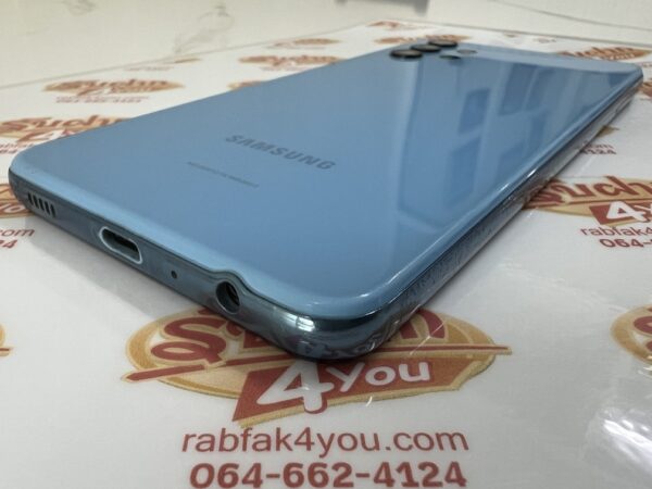 ขายถูก Samsung A32 5G Ram8GB Rom128GB สภาพ87% มีรอยนิดหน่อยตามการใช้งานโดยรวมแล้วสวย สีBlue อุปกรณ์ไม่มีนะครับ ไม่ติดสัญญา ประกันหมดแล้ว - Image 4