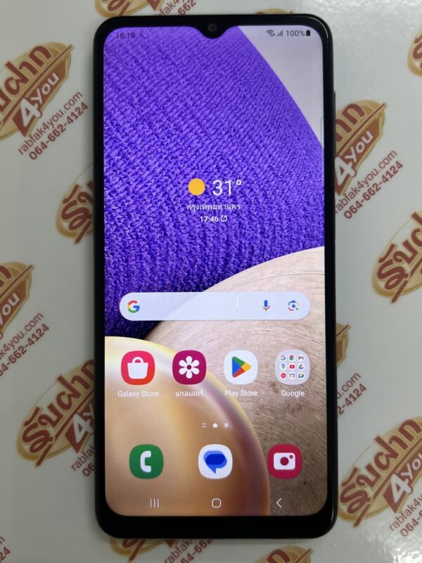 ขายถูก Samsung A32 5G Ram8GB Rom128GB สภาพ87% มีรอยนิดหน่อยตามการใช้งานโดยรวมแล้วสวย สีBlue อุปกรณ์ไม่มีนะครับ ไม่ติดสัญญา ประกันหมดแล้ว - Image 8