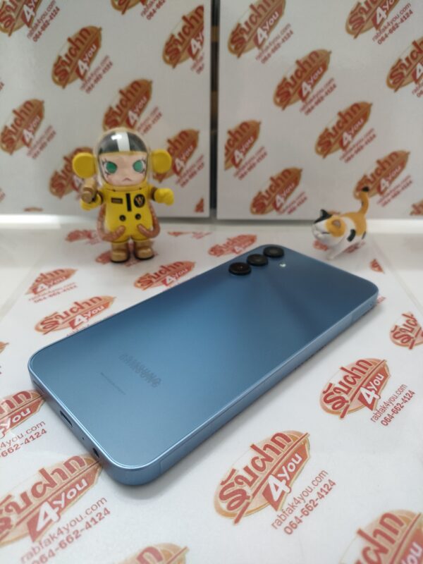 ขายถูก Samsung A15 5G Ram8GB Rom256GB สภาพ90% มีรอยนิดหน่อยตามการใช้งานโดยรวมแล้วสวย สีBlue อุปกรณ์ไม่มีนะครับ ไม่ติดสัญญา ประกันหมดแล้ว - Image 2