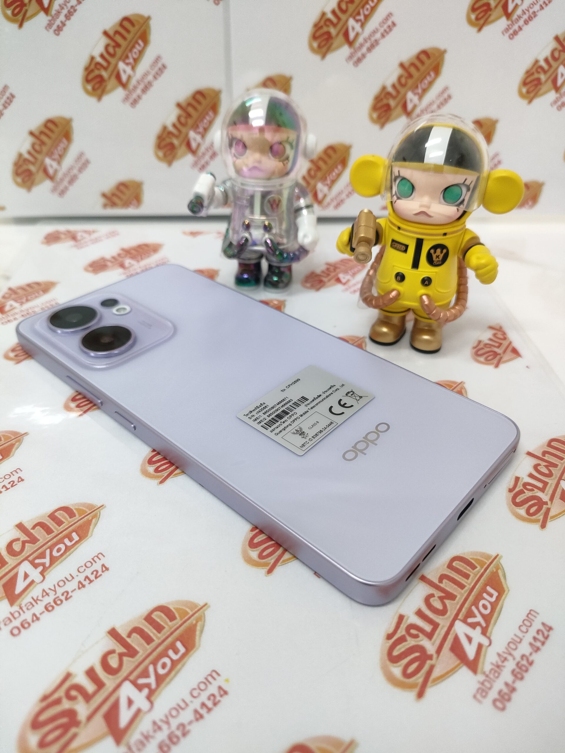 ขายถูกๆ OPPO Reno 13F 5G Ram12GB Rom256GB จอ6.67นิ้ว เหมือนมือ 1 ใหม่แกะกล่อง สีPlum purple สภาพ 99% อุปกรณ์ครบกล่อง ประกันหมด 13 มิ.ย. 69 - Image 3