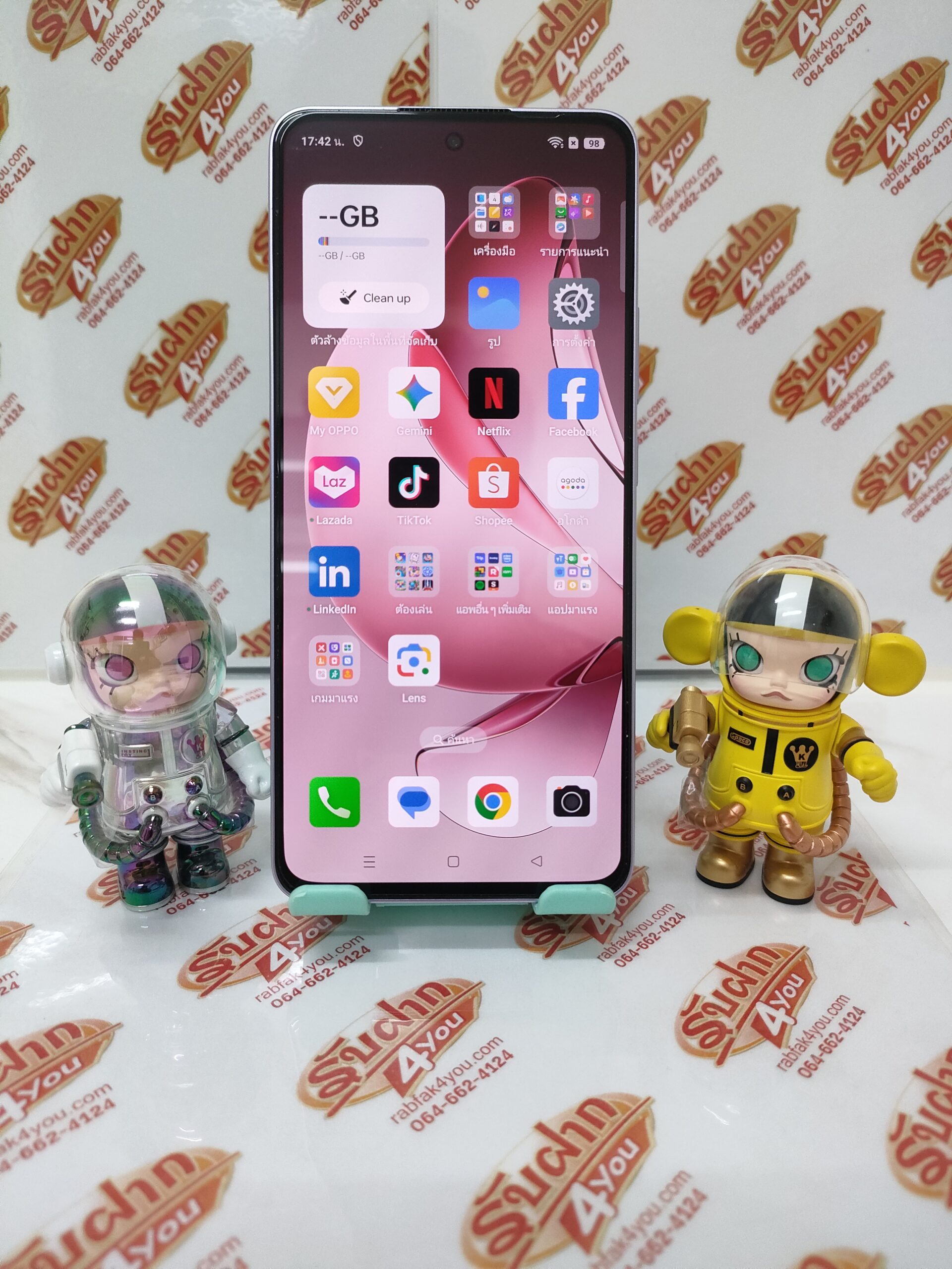 ขายถูกๆ OPPO Reno 13F 5G Ram12GB Rom256GB จอ6.67นิ้ว เหมือนมือ 1 ใหม่แกะกล่อง สีPlum purple สภาพ 99% อุปกรณ์ครบกล่อง ประกันหมด 13 มิ.ย. 69 - Image 2