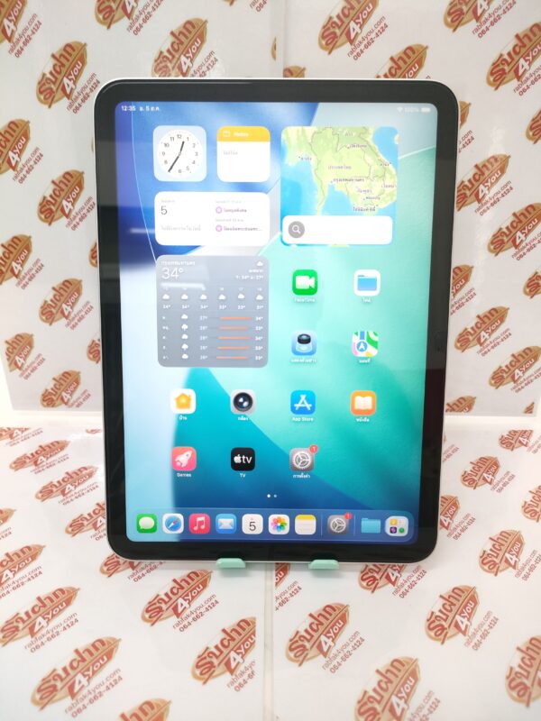 ขายถูก iPad Gen 10 WiFi 64 GB สภาพสวย95% สุขภาพแบต100% สีSilver ศูนย์ไทย อุปกรณ์ครบกล่อง ไม่ติดiCloud ประกันหมดวันที่ 21 เมษายน 2569 - Image 9