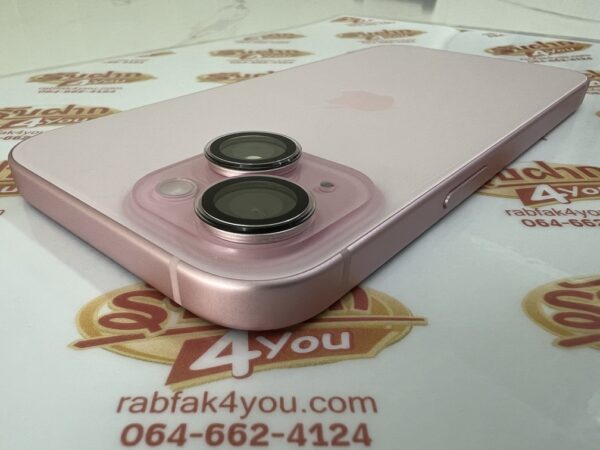 ขายถูก iPhone 15 128GB มือ2สภาพมือ1 สุขภาพแบต100% รอบชาร์จ12  สีPink ศูนย์ไทย อุปกรณ์ครบกล่อง(ขาดเข็ม) ไม่ติดiCloud ประกันหมดวันที่ 30 พฤษภาคม 2569 - Image 10