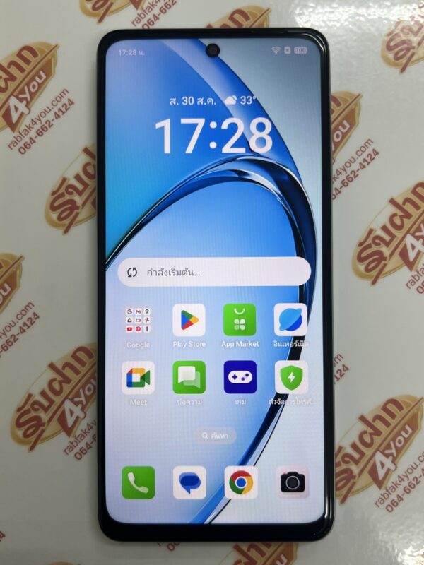 ขายถูก OPPO A3x Ram4GB Rom128GB สภาพสวย90% มีรอยขนแมวนิดหน่อยโดยรวมแล้วสวย  สีฟ้า ตัวเครื่อง+หัวชาร์จ+สายชาร์จ+คู่มือ+เคส+กล่อง ประกันหมด 5 พฤศจิกายน 2568 - Image 11