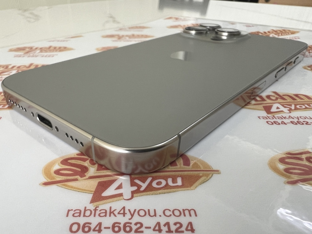 ขายถูก iPhone 16 Pro Max 256GB การันตีความใหม่ สุขภาพแบต93% สีNatural อุปกรณ์ครบกล่อง ไม่ติดiCloud ประกันหมดวันที่ 1 พฤศจิกายน 2568 - Image 7