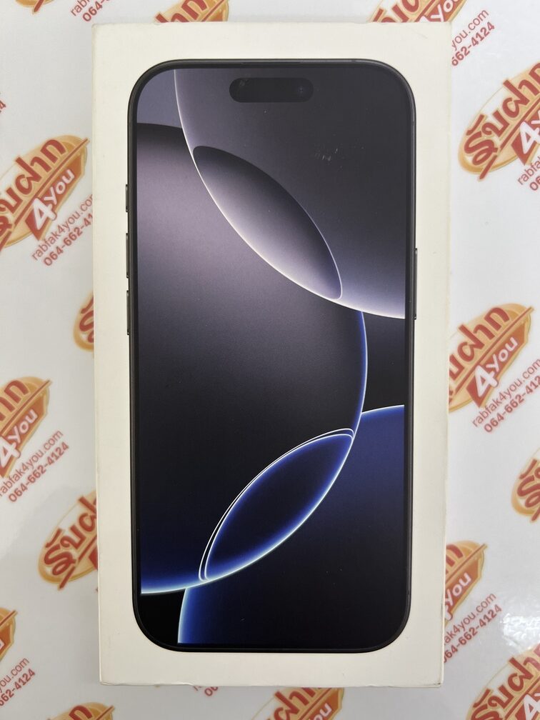 ขายถูก iPhone 16 Pro 128GB การันตีความใหม่ สุขภาพแบต100% รอบชาร์จแค่17รอบ สีดำ ศูนย์ไทย อุปกรณ์ครบกล่อง ไม่ติดiCloud ประกันหมดวันที่ 27 เมษายน 2569 - Image 3