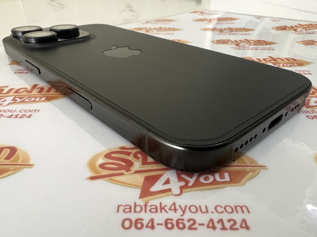 ขายถูก iPhone 16 Pro 128GB การันตีความใหม่ สุขภาพแบต100% รอบชาร์จแค่17รอบ สีดำ ศูนย์ไทย อุปกรณ์ครบกล่อง ไม่ติดiCloud ประกันหมดวันที่ 27 เมษายน 2569 - Image 8
