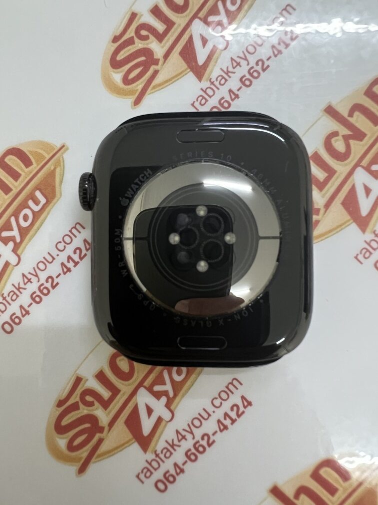 ขายถูก Apple Watch S10 GPS 46มม สีดำ สภาพสวย93% สุขภาพแบต100% ศูนย์ไทย อุปกรณ์ครบกล่อง ตัวเรือน+สายนาฬิกา+สายชาร์จ+คู่มือ+กล่อง ไม่ติดiCloud หมด27/4/69 - Image 4