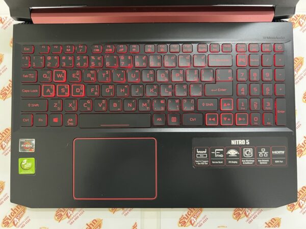 ขายถูกๆ ACER Nitro 5 AMD Ryzen 7 3750H/NVIDIA GeForce GTX 1650 4GB/RAM16GB/SSD512GB คีย์บอร์ดมีไฟ สภาพ92% ตัวเครื่อง+สายชาร์จ ประกันหมดแล้ว - Image 5
