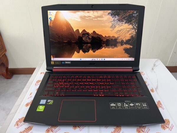 ขายถูกๆ ACER Nitro 5 i5-8300H/NVIDIA GeForce GTX 1050Ti 4GB/RAM8GB/SSD240GB + HDD1TB คีย์บอร์ดมีไฟ สภาพ89% ตัวเครื่อง+สายชาร์จ ประกันหมดแล้ว - Image 8