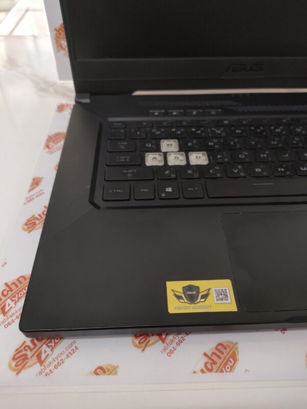 ขายถูก ASUS TUF GAMING DASH F15 FX516PE i5-11300H/NVIDIA GeForce RTX 3050 Ti 4GB/RAM8GB/SSD512GB 15.6FHD คีย์บอร์ดมีไฟ สภาพสวย92% สีดำ ตัวเครื่อง+สายชาร์จ+กระเป๋า - Image 6