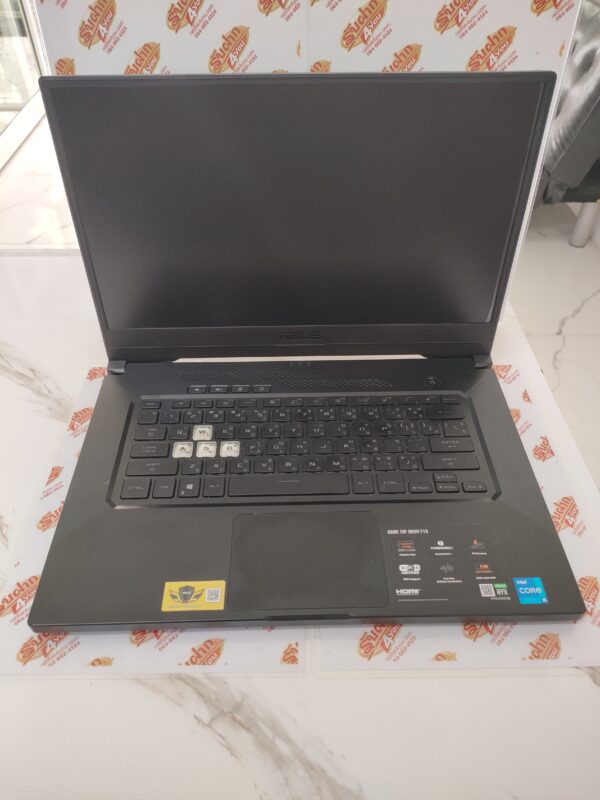 ขายถูก ASUS TUF GAMING DASH F15 FX516PE i5-11300H/NVIDIA GeForce RTX 3050 Ti 4GB/RAM8GB/SSD512GB 15.6FHD คีย์บอร์ดมีไฟ สภาพสวย92% สีดำ ตัวเครื่อง+สายชาร์จ+กระเป๋า - Image 5