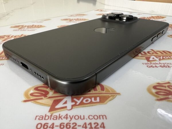 ขายถูก iPhone 15 Pro Max 256GB สุขภาพแบต98% การันตีความใหม่ เครื่องสีBlack ศูนย์ไทย อุปกรณ์ไม่มีนะครับ มีแต่ตัวเครื่อง ไม่ติดiCloud ประกันหมดแล้ว - Image 4