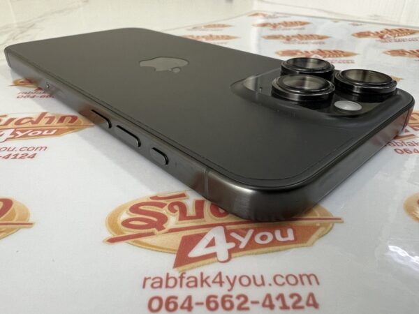 ขายถูก iPhone 15 Pro Max 256GB สุขภาพแบต98% การันตีความใหม่ เครื่องสีBlack ศูนย์ไทย อุปกรณ์ไม่มีนะครับ มีแต่ตัวเครื่อง ไม่ติดiCloud ประกันหมดแล้ว - Image 7