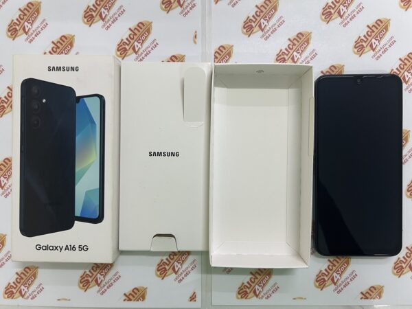 ขายถูก Samsung A16 5G ตัวท๊อป RAM8GB ROM256GB สีBlue Black สภาพสวย93% ศูนย์ไทย อุปกรณ์ไม่มีนะครับ ไม่ติดสัญญา ประกันหมดเดือน มีนาคม 2569 - Image 2