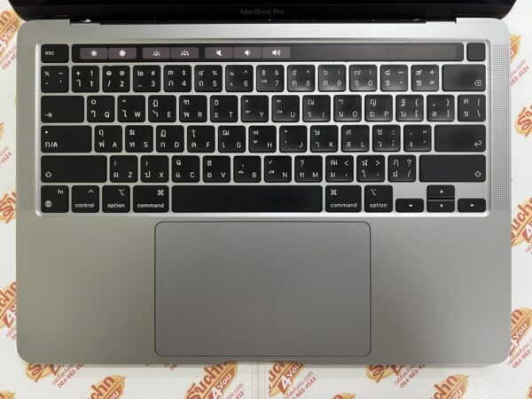ขายถูกๆ Macbook Pro 2020 M1 มีทัศบาร์ RAM8GB SSD256GB 13.3inch Cycle Count 207 สภาพ88% สีSilver ศูนย์ไทย ตัวเครื่อง+Adapter+สายชาร์จ ประกันหมดแล้ว - Image 5