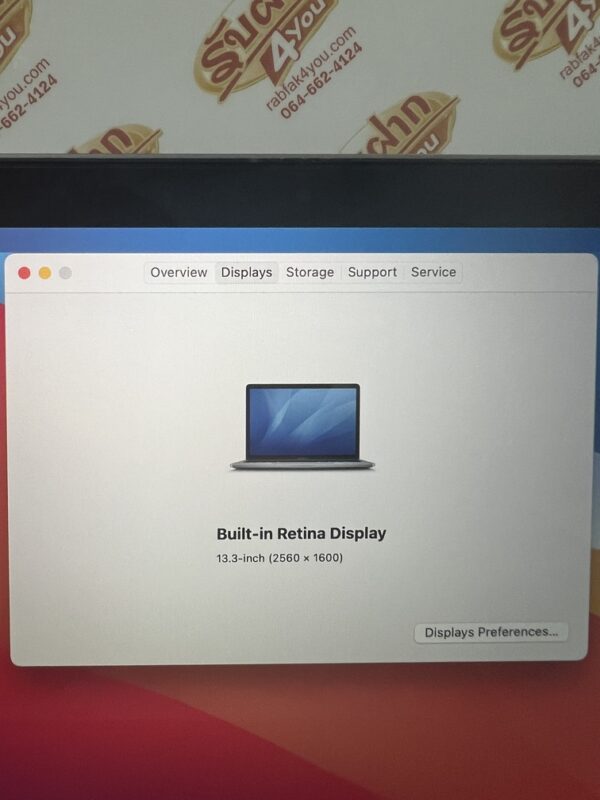 ขายถูกๆ Macbook Pro 2020 M1 มีทัศบาร์ RAM8GB SSD256GB 13.3inch Cycle Count 207 สภาพ88% สีSilver ศูนย์ไทย ตัวเครื่อง+Adapter+สายชาร์จ ประกันหมดแล้ว - Image 8