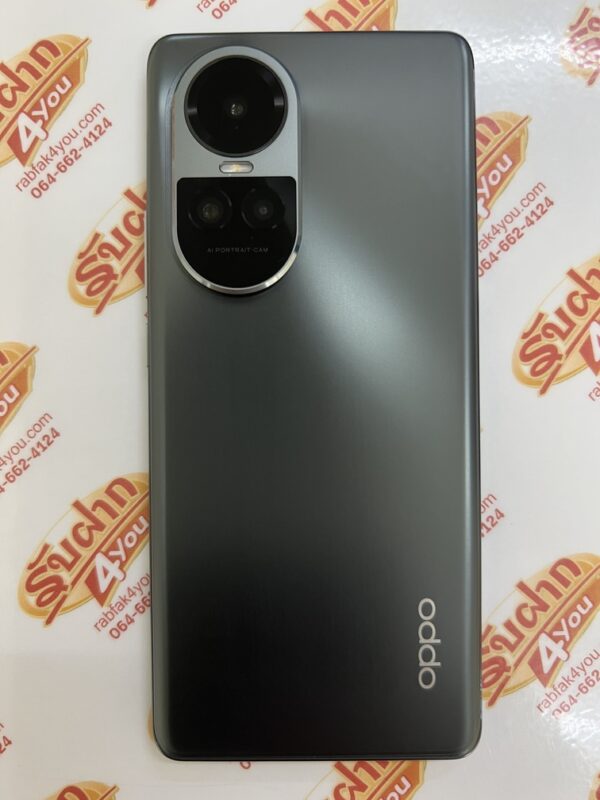 ขายถูก OPPO Reno 10 5G RAM8GB ROM256GB จอใหญ่6.7นิ้ว สีGray สภาพสวย95% การันตีความใหม่ อุปกรณ์ไม่มีนะครับ มีแต่ตัวเครื่อง ไม่ติดสัญญารายเดือน ประกันหมดแล้ว