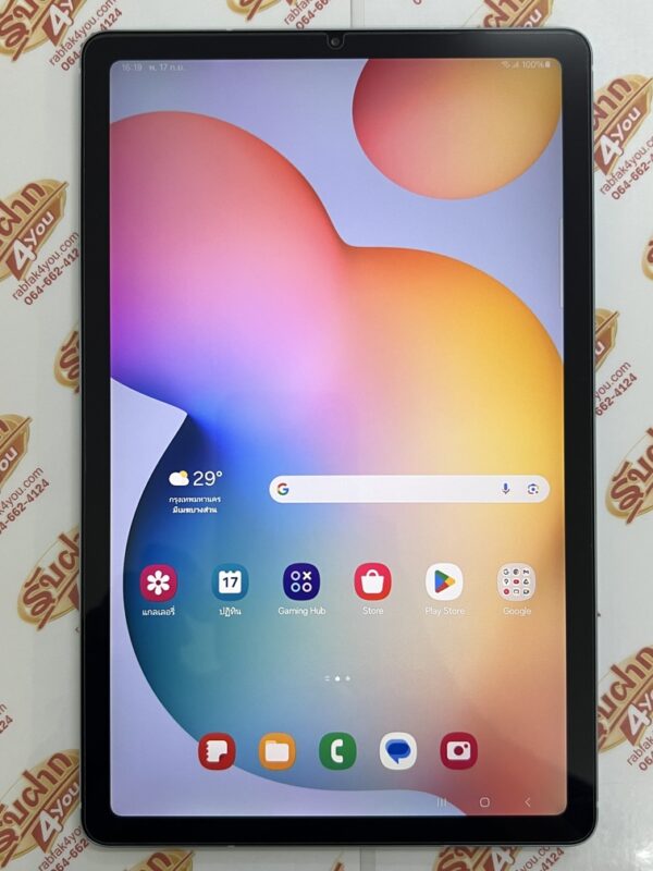 ขายถูก Samsung Galaxy Tab S6 Lite LTE ใส่ซิมได้ โทรได้ RAM4GB ROM64GB 10.4นิ้ว สีGreen สภาพสวย93% อุปกรณ์มี ตัวเครื่อง+สายชาร์จ ไม่ติดสัญญา ประกันหมดแล้ว - Image 8