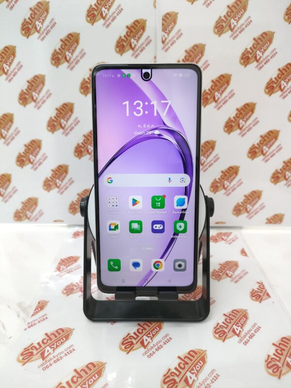 ขายถูก OPPO A3 Ram8GB Rom128GB จอใหญ่6.67นิ้ว สภาพสวย 89 % เครื่องสีStarlight White อุปกรณ์ไม่มีนะครับ ไม่ติดสัญญา ประกันยาวๆหมดวันที่ 14 ตุลาคม 2569