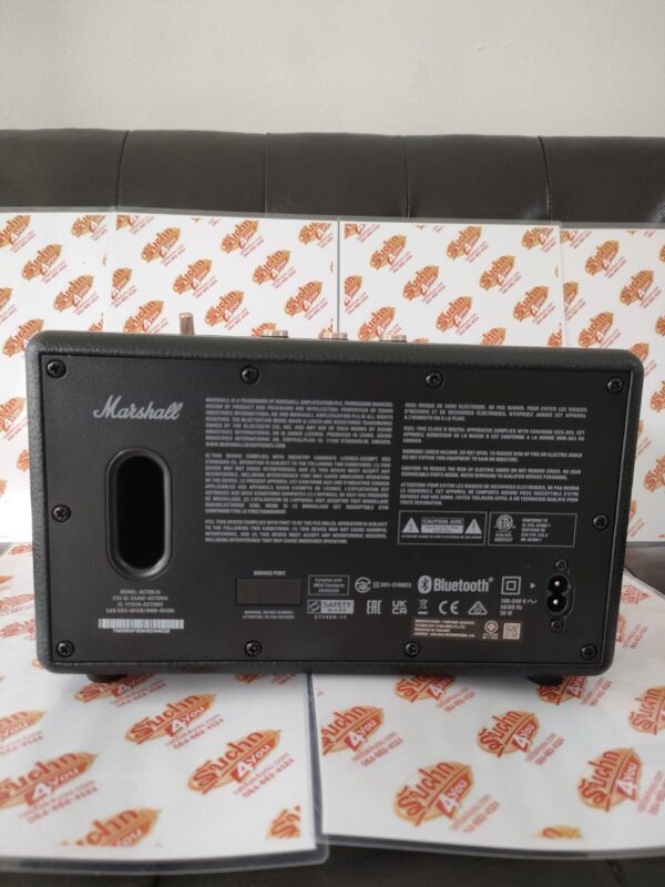 ขายถูกๆ ลำโพงบลูทูธแบรนดัง Marshall Acton III Bluetooth สีดำ สภาพมือ 1 99.99% อุปกรณ์ครบกล่อง ศูนย์ไทย ประกันหมด 21 มิ.ย.69 - Image 4