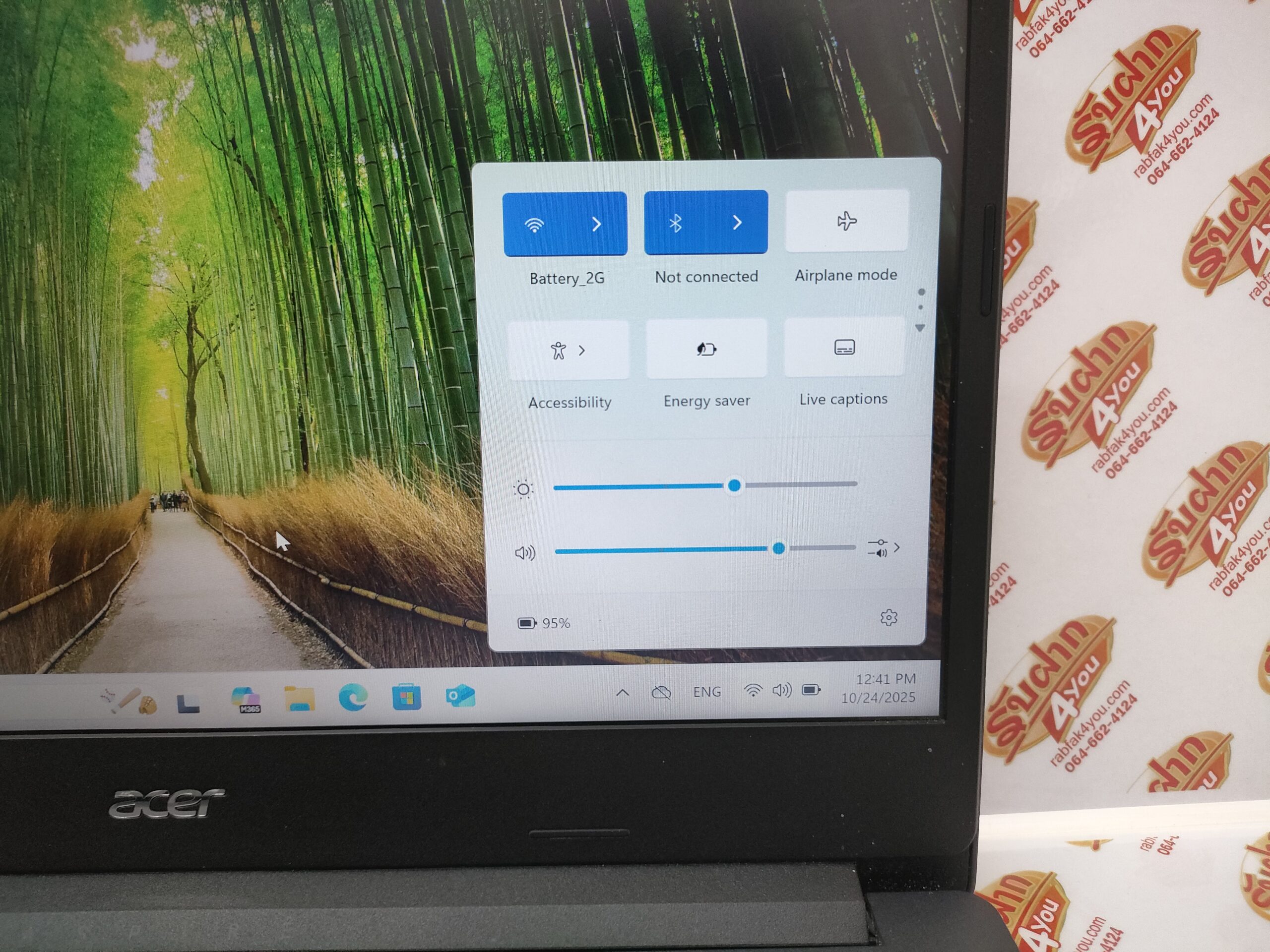 ขายถูกๆ ACER ASPIRE A314-22 CPU : AMD ATHLON SILVER 3050U / RAM : 8GB 2400MHz / SSD : 256GB สภาพ82% ตัวเครื่อง+สายชาร์จ ประกันหมดแล้ว - Image 7