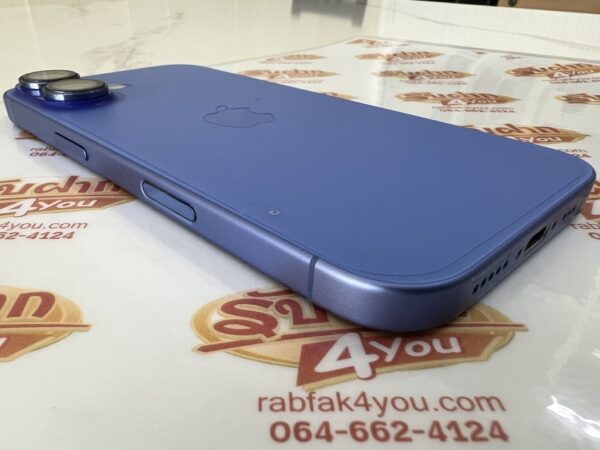 ขายถูก iPhone 16 128GB สุขภาพแบต94% สภาพสวย93% สีBlue ศูนย์ไทย อุปกรณ์ไม่มีนะครับ มีแต่ตัวเครื่อง ไม่ติดiCloud ประกันหมดวันที่ 24 ธันวาคม 2568 - Image 5