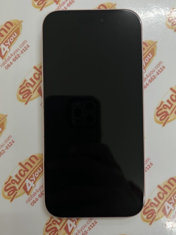ขายถูก iPhone 15 128GB สภาพสวย90% สุขภาพแบต95% สีชมพู ศูนย์ไทย อุปกรณ์ไม่มีนะครับ มีแต่ตัวเครื่อง ไม่ติดiCloud ประกันหมดแล้ว - Image 2