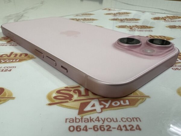 ขายถูก iPhone 15 128GB สภาพสวย90% สุขภาพแบต95% สีชมพู ศูนย์ไทย อุปกรณ์ไม่มีนะครับ มีแต่ตัวเครื่อง ไม่ติดiCloud ประกันหมดแล้ว - Image 7