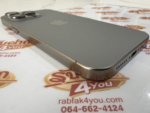 ขายถูก iPhone 15 Pro Max 256GB สุขภาพแบต89% การันตีความใหม่ สีNatural titanium ศูนย์ไทย อุปกรณ์ไม่มีนะครับ ไม่ติดiCloud ประกันหมดแล้ว - Image 5