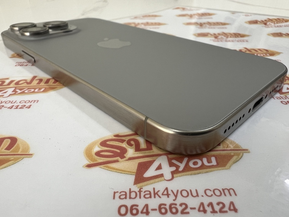 ขายถูก iPhone 15 Pro Max 256GB สุขภาพแบต89% การันตีความใหม่ สีNatural titanium ศูนย์ไทย อุปกรณ์ไม่มีนะครับ ไม่ติดiCloud ประกันหมดแล้ว - Image 5