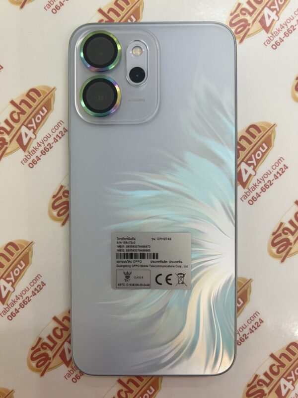 ขายถูก OPPO Reno 14F 5G Ram8GB Rom256GB การันตีความใหม่ สีฟ้า อุปกรณ์ครบกล่องมี ตัวเครื่อง+หัวชาร์จ+สายชาร์จ+เข็ม+คู่มือ+กล่อง ไม่ติดสัญญา หมด 7 กันยายน 69 - Image 6