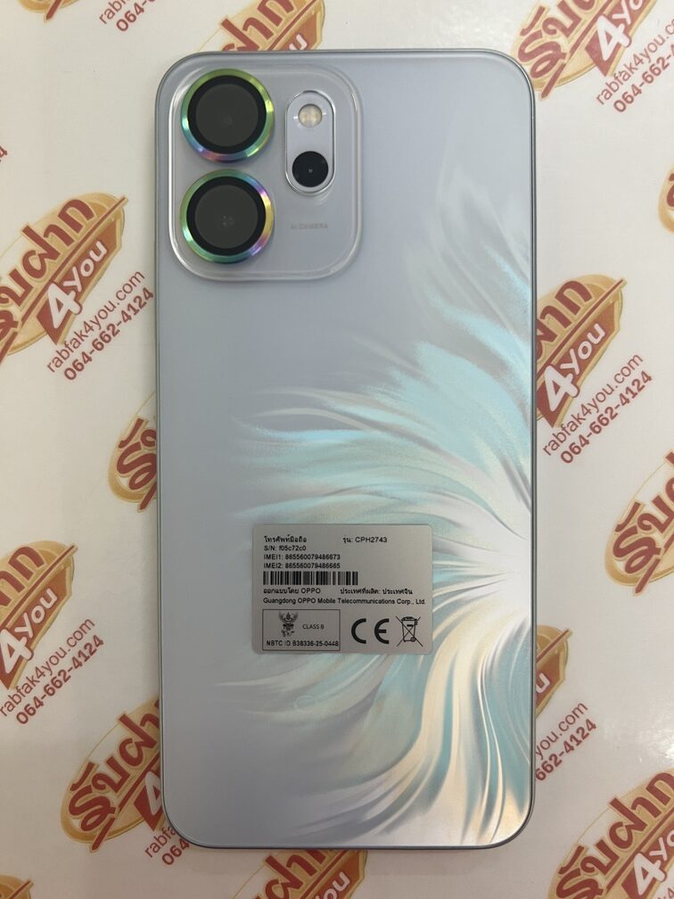 ขายถูก OPPO Reno 14F 5G Ram8GB Rom256GB การันตีความใหม่ สีฟ้า อุปกรณ์ครบกล่องมี ตัวเครื่อง+หัวชาร์จ+สายชาร์จ+เข็ม+คู่มือ+กล่อง ไม่ติดสัญญา หมด 7 กันยายน 69 - Image 6