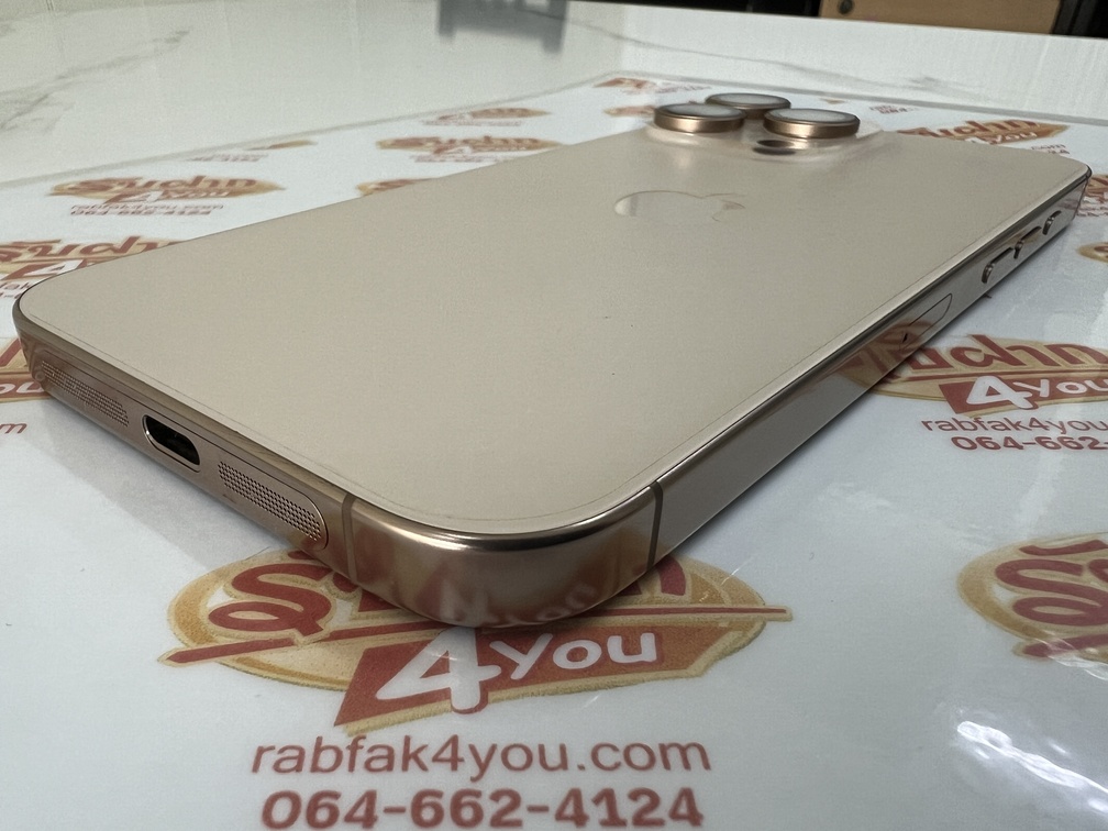 ขายถูก iPhone 16 Pro Max 256GB การันตีความใหม่ รอบชาร์จแค่78รอบ สีDesert titanium ศูนย์ไทย อุปกรณ์ไม่มีนะครับ ไม่ติดiCloud ประกันยาวหมด 1 มิถุนายน 2569 - Image 4