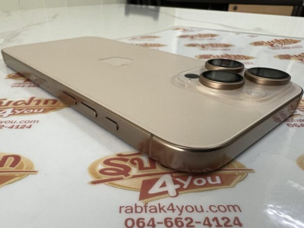 ขายถูก iPhone 16 Pro Max 256GB การันตีความใหม่ รอบชาร์จแค่78รอบ สีDesert titanium ศูนย์ไทย อุปกรณ์ไม่มีนะครับ ไม่ติดiCloud ประกันยาวหมด 1 มิถุนายน 2569 - Image 7