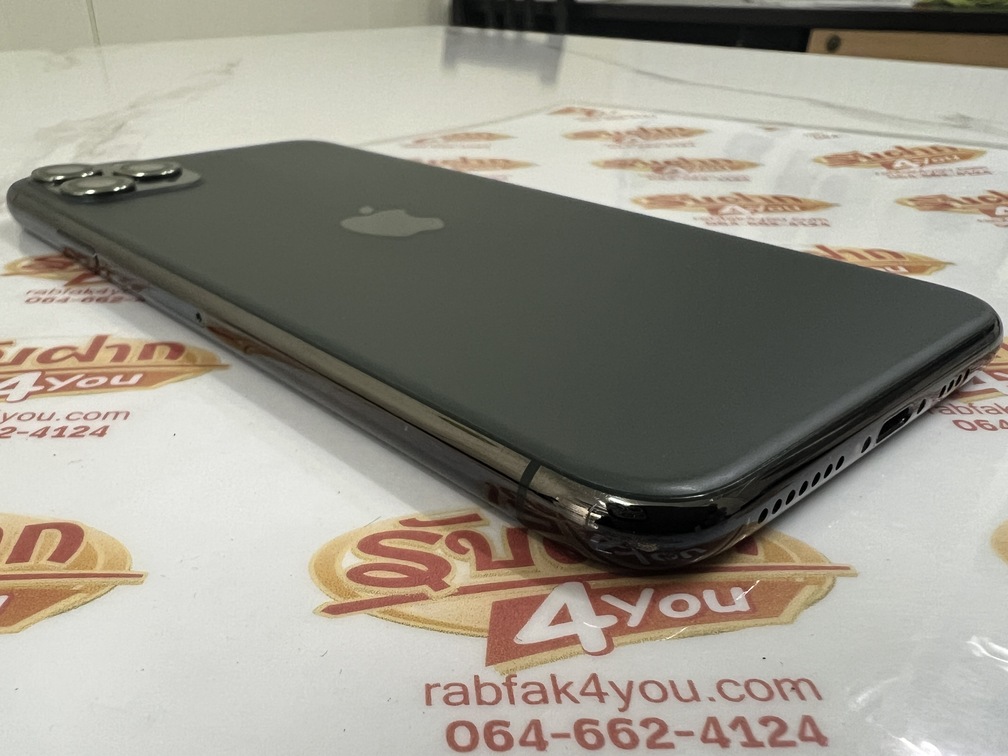 ขายถูก iPhone 11 Pro Max 64GB สภาพสวย90% สุขภาพแบต83% สีเขียว ศูนย์ไทย อุปกรณ์ไม่มีนะครับ มีแต่ตัวเครื่อง ไม่ติดiCloud ประกันหมดแล้ว - Image 5