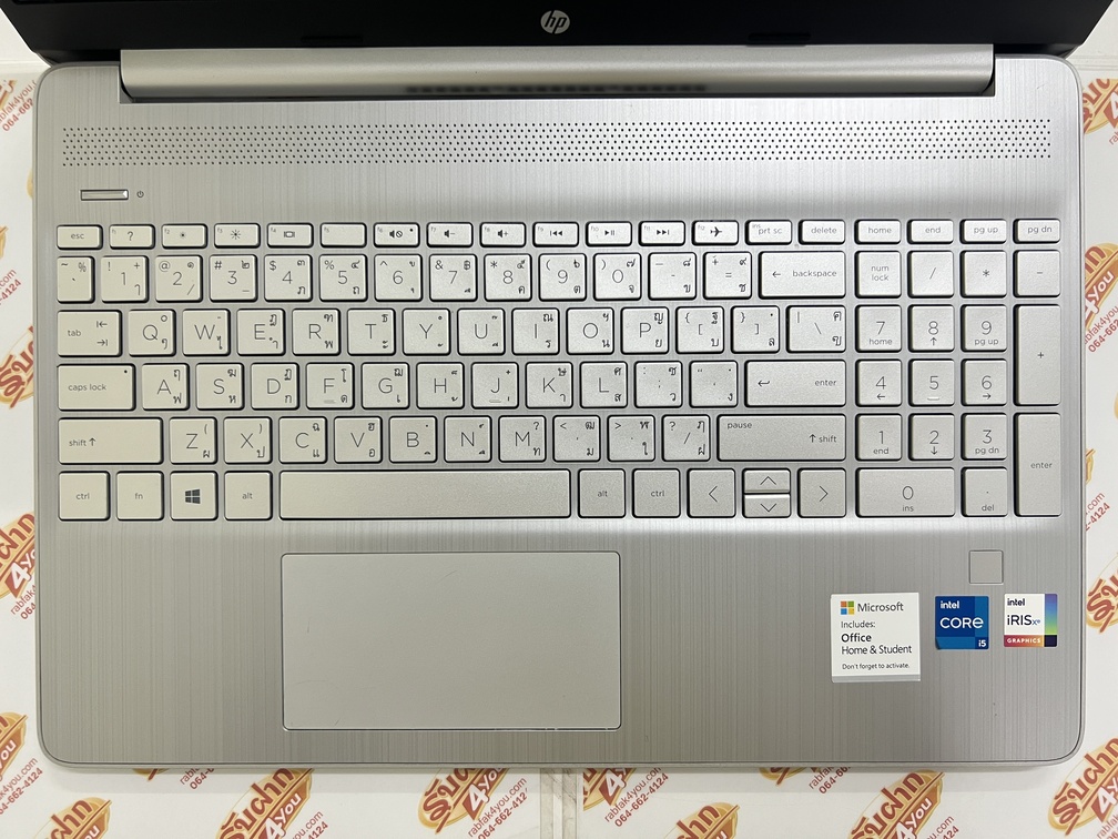 ขายถูก HP 15s-fq2000 i5-1135G7/RAM8GB/SSD512GB 15.6 Full HD เครื่องสีSilver สภาพสวย90% มีรอยขนแมวนิดหน่อยโดยรวมแล้วสวย ตัวเครื่อง+สายชาร์จ ประกันหมดแล้ว - Image 5