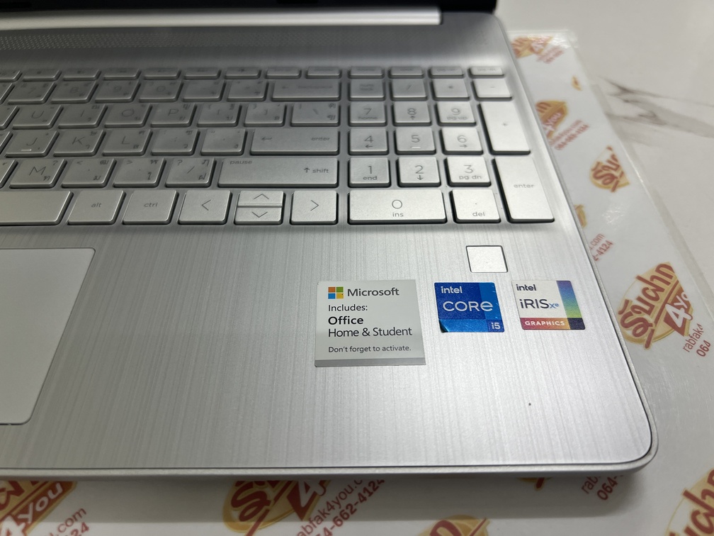 ขายถูก HP 15s-fq2000 i5-1135G7/RAM8GB/SSD512GB 15.6 Full HD เครื่องสีSilver สภาพสวย90% มีรอยขนแมวนิดหน่อยโดยรวมแล้วสวย ตัวเครื่อง+สายชาร์จ ประกันหมดแล้ว - Image 6