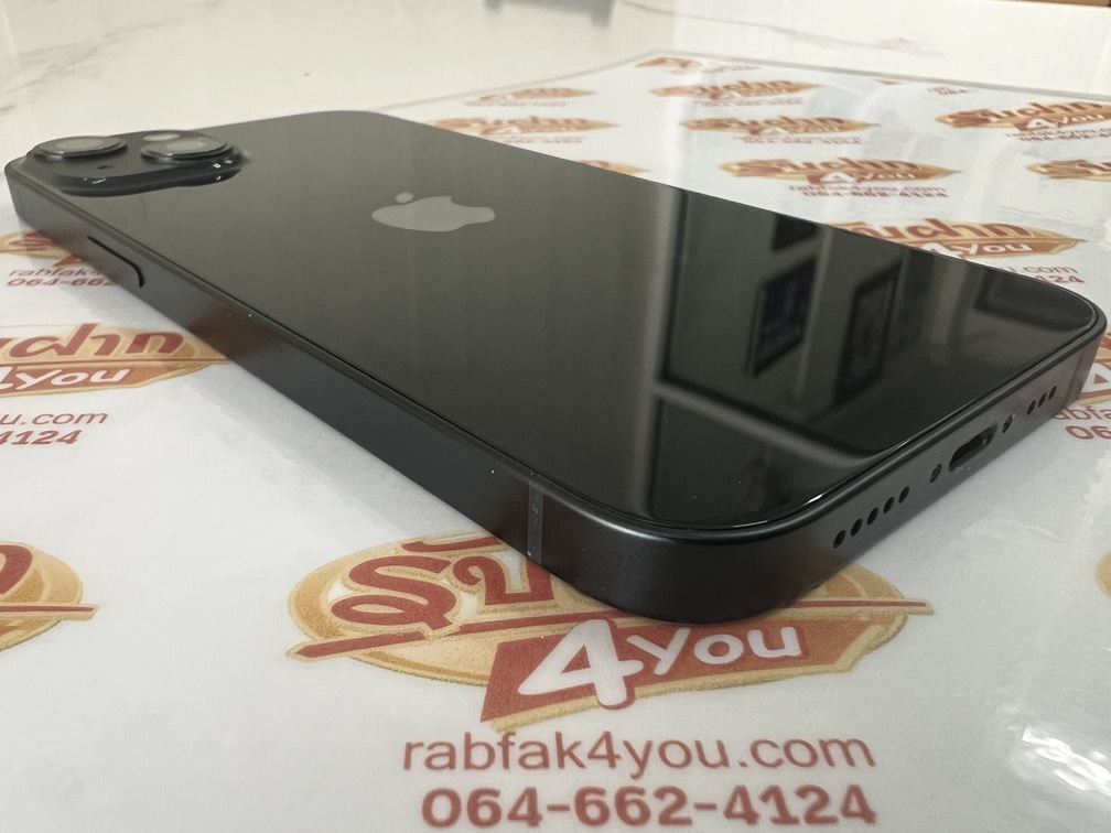 ขายถูก iPhone 13 128GB สภาพสวย89% มีรอยขนแมวนิดหน่อยโดยรวมแล้วสวย สุขภาพแบต78% สีดำ ศูนย์ไทย อุปกรณ์ไม่มีนะครับ ไม่ติดiCloud ประกันหมดหมดแล้ว - Image 5